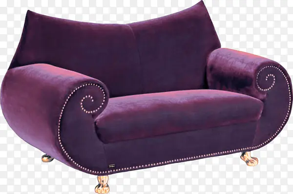深紫色沙发座椅