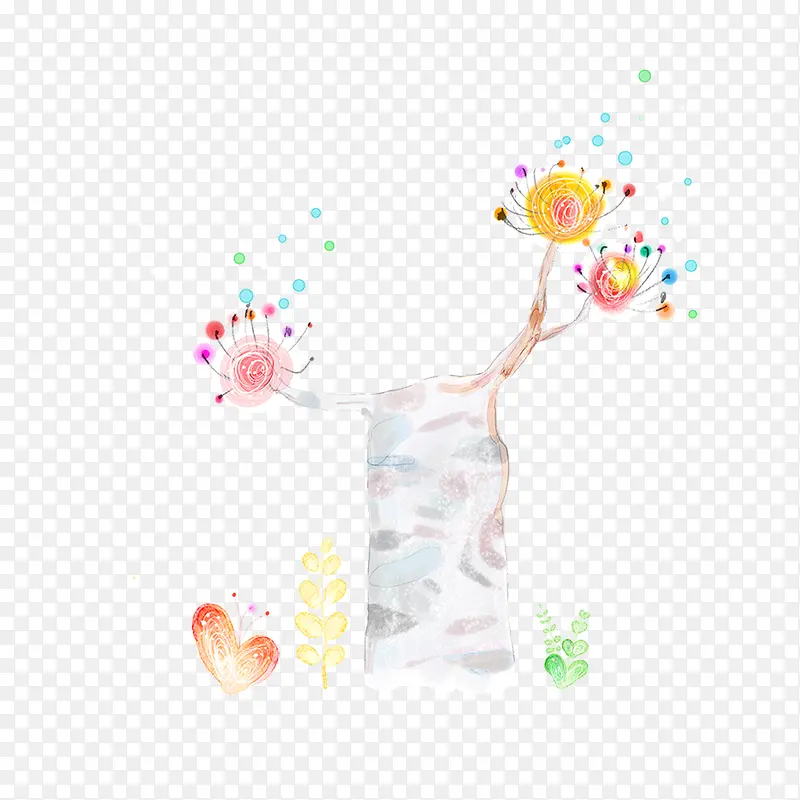 炫彩礼花树