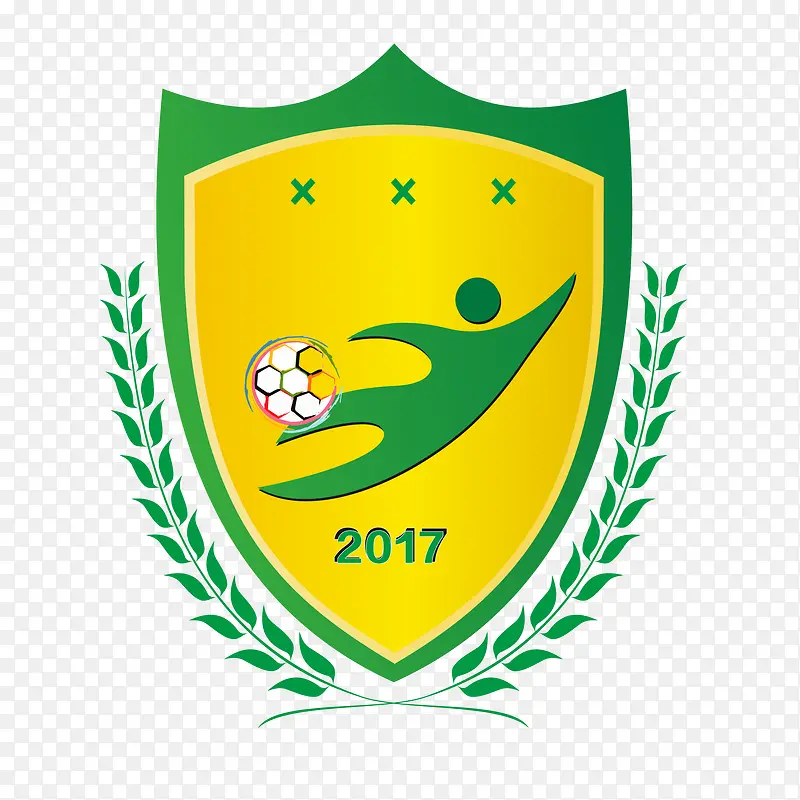 矢量足球logo