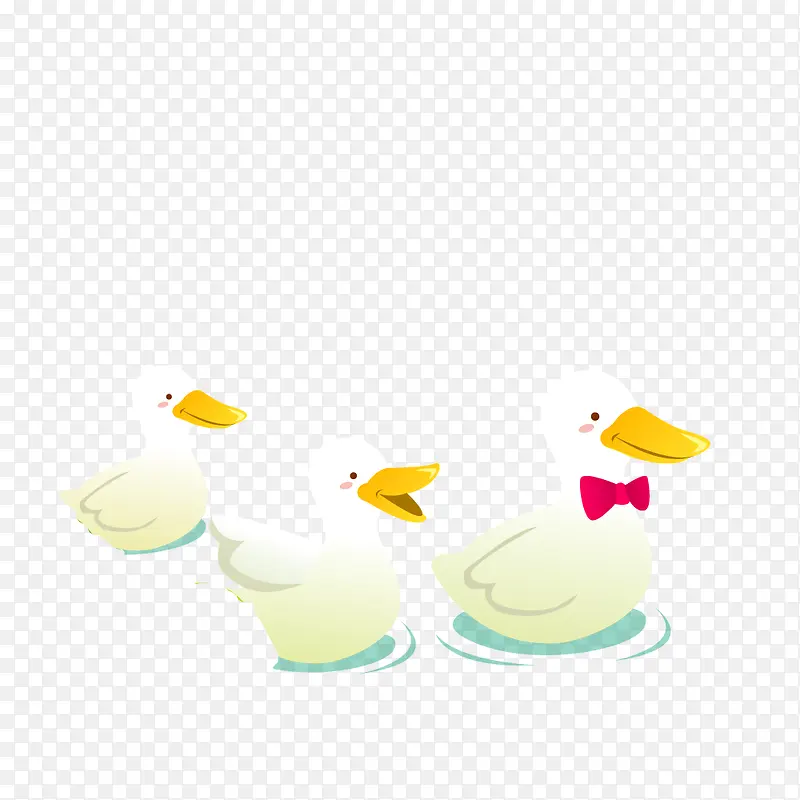 卡通小鸭子