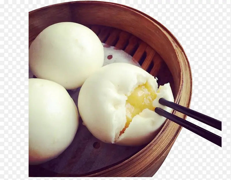 流香四溢的广式传统流沙包