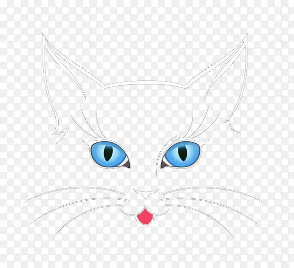 蓝眼睛的猫鼻子