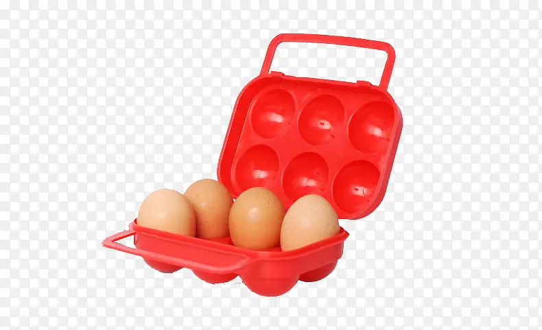 红色八个装鸡蛋保护盒