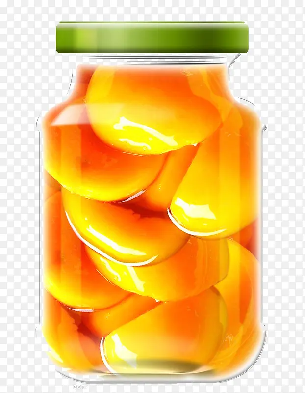水果黄桃玻璃罐头包装