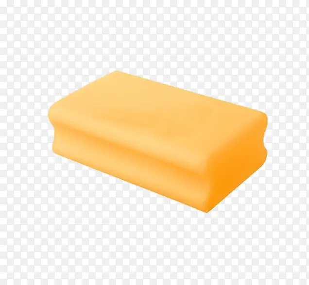 黄色长方形洗衣皂