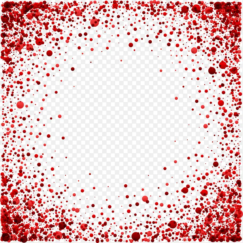 红色矢量抽象花瓣