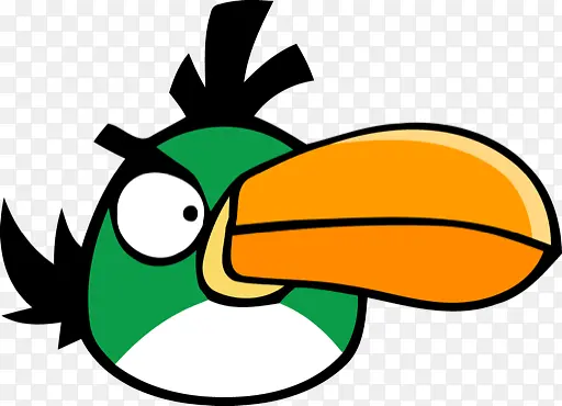 愤怒的小鸟绿色的鸟愤怒的小鸟