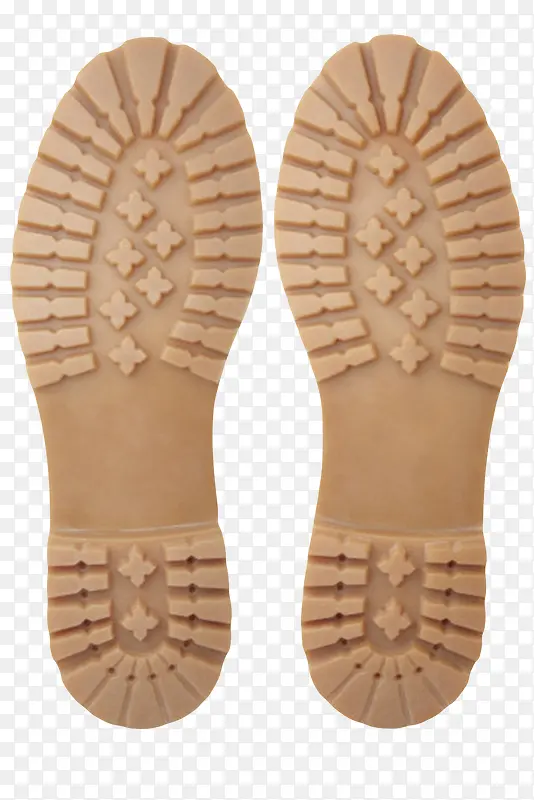 棕色柔软的防滑系列橡胶鞋底实物