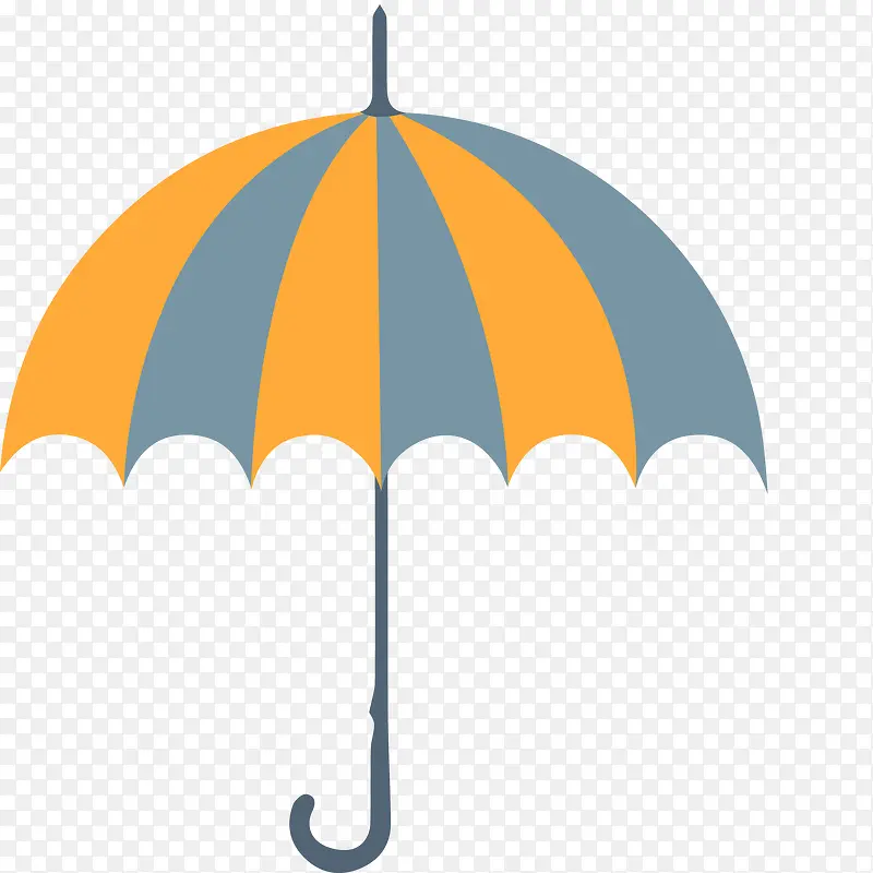 矢量装饰雨伞图标元素