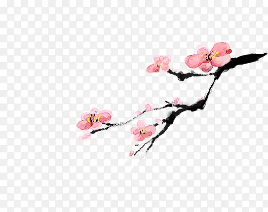 手绘国画花卉