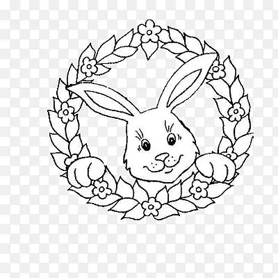花环与兔子