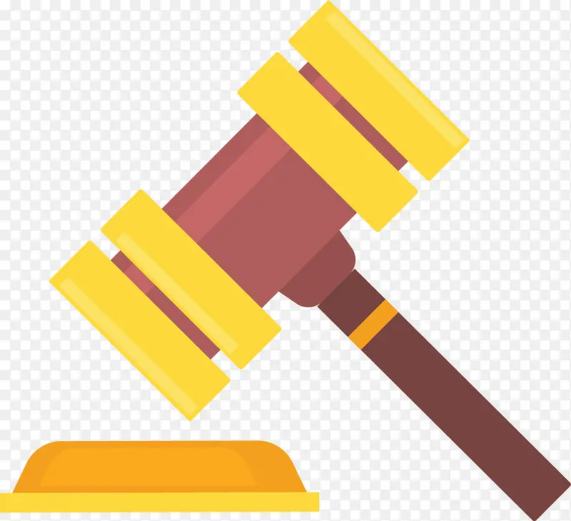 黄棕色维护正义法槌PNG图片素材下载_图片编号yjxozozy-免抠素材网