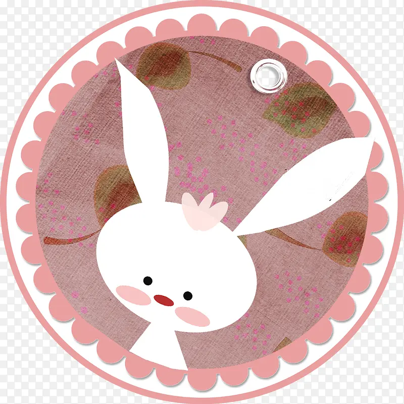 兔子花边圆环