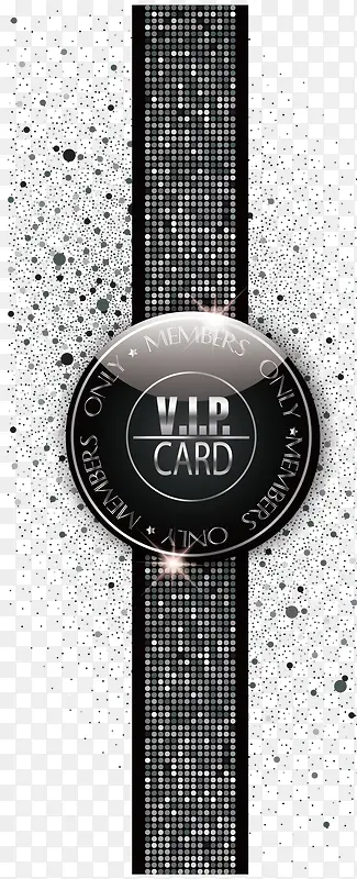 银色VIP海报素材