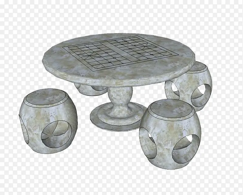 古代象棋石桌椅