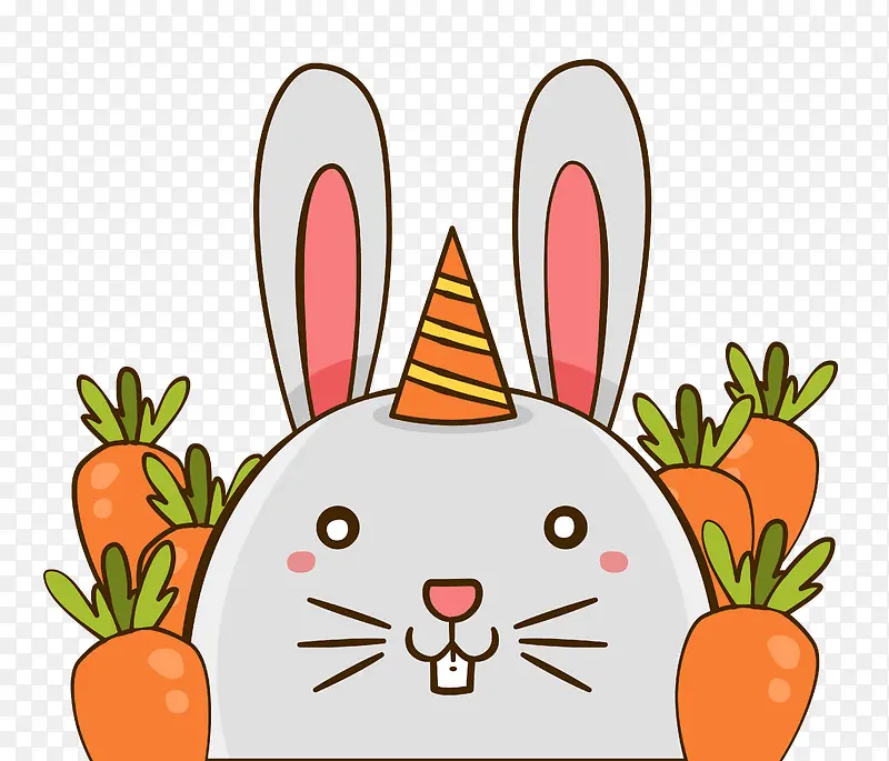 兔宝宝和胡萝卜