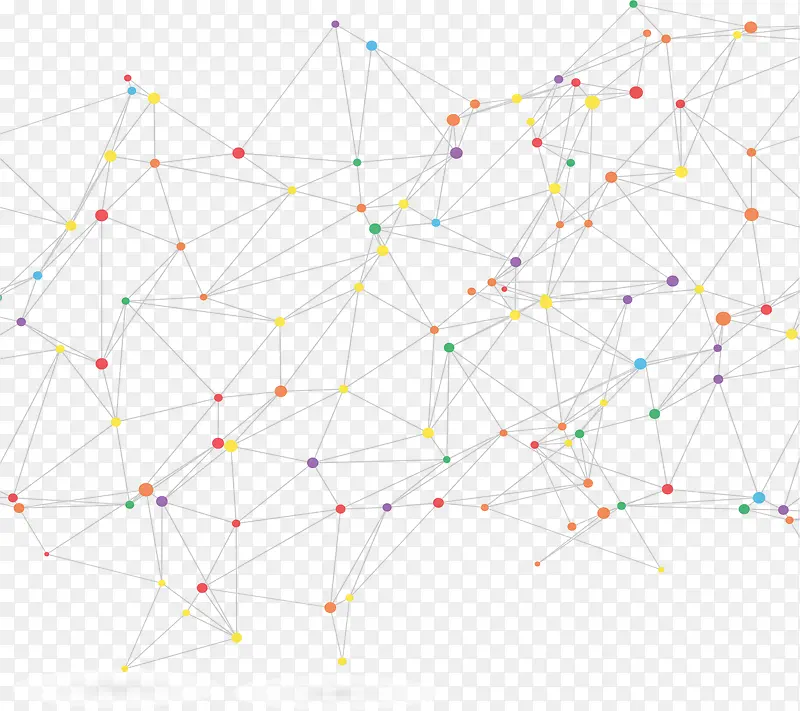 彩色节点网络结构