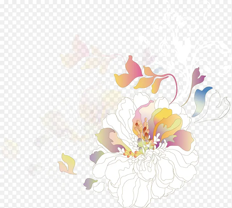 潮流古典花朵