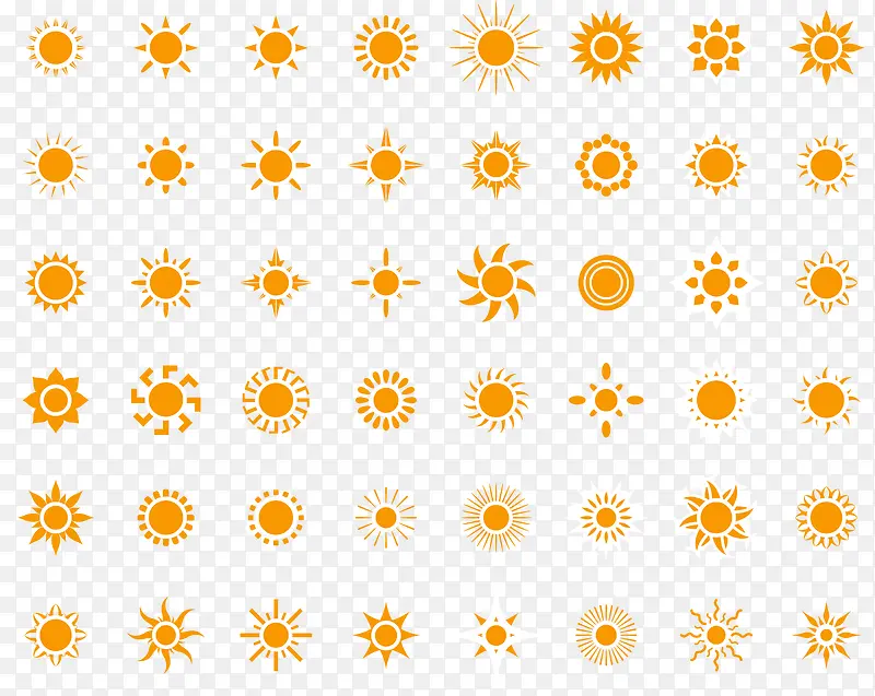 矢量太阳效果图