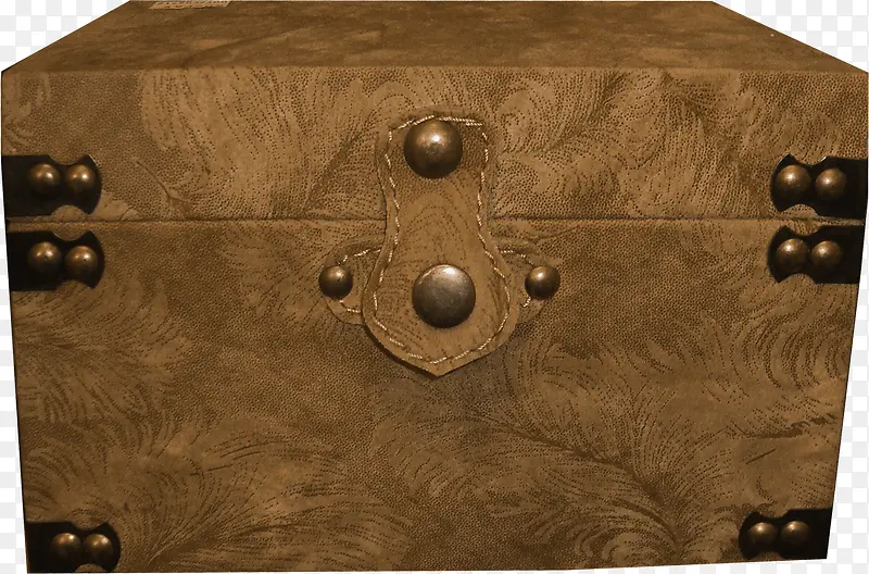 棕色漂亮木质箱子