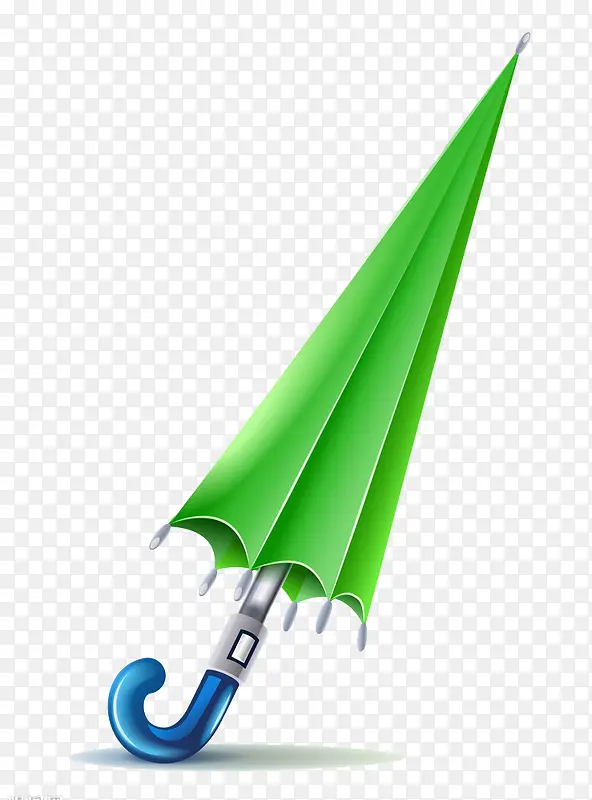 绿色伞