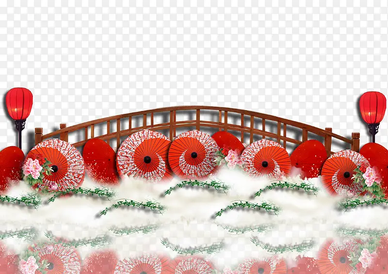 中国风婚礼背景装饰