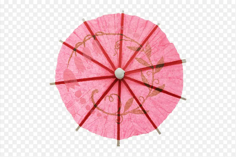 粉色装饰油纸伞