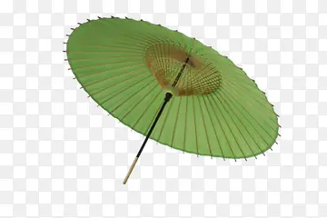 绿色的雨伞