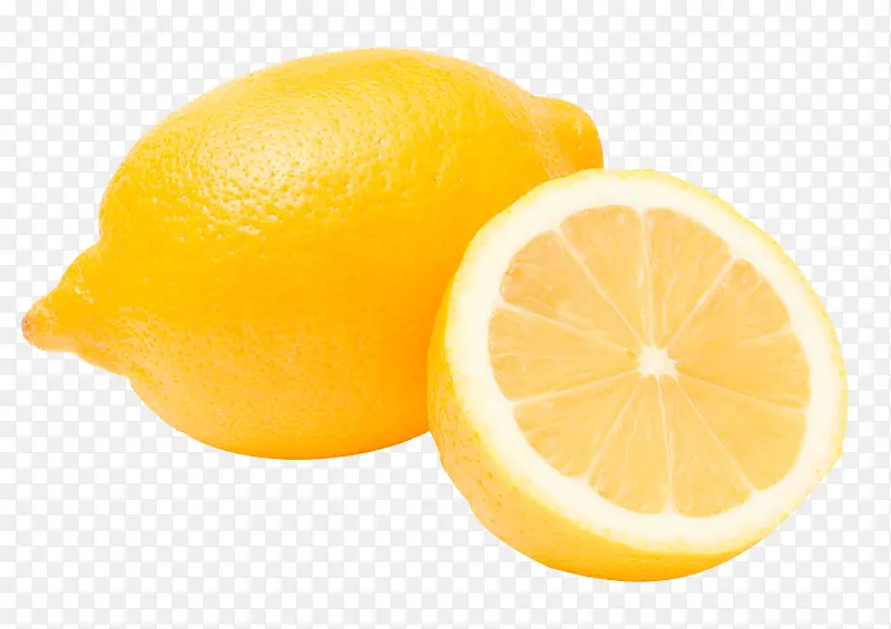 黄色的酸柠檬水果