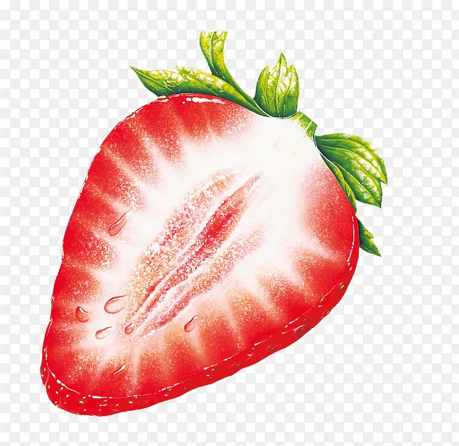 红色的水果草莓素材