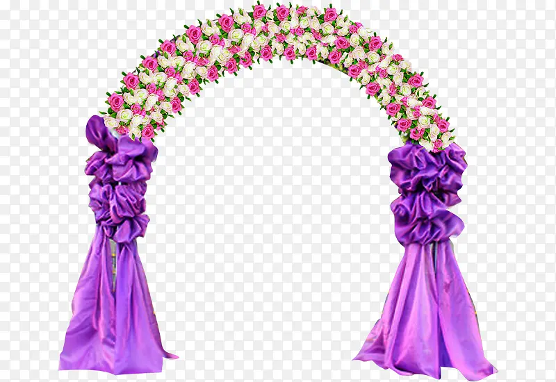 婚礼花卉拱门设计素材