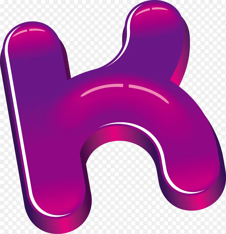 紫色字母K