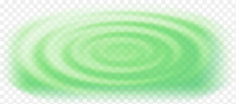绿色水珠波纹形状效果