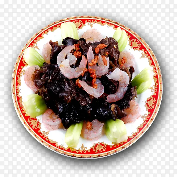 青菜虾仁蔬菜炒饭