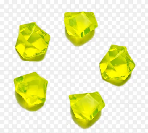 黄色质感水晶石