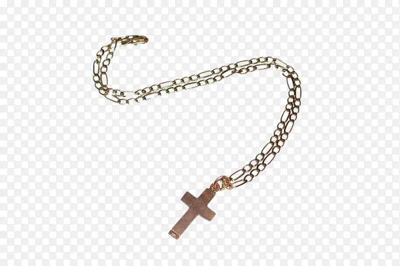 十字架男士金项链