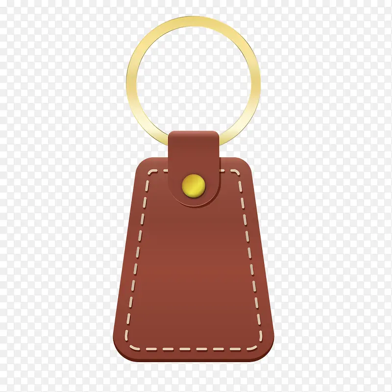 棕色钥匙扣