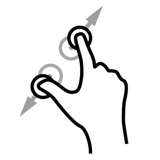 二手指规模gestureworks图标