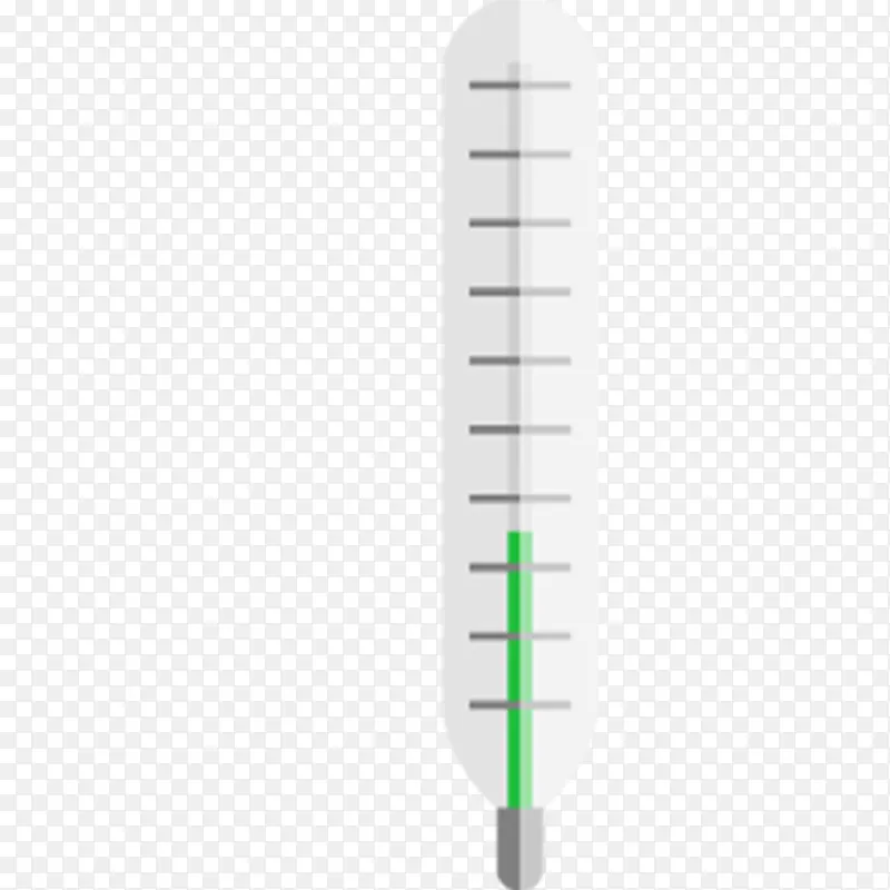 体温计矢量扁平医疗器械元素