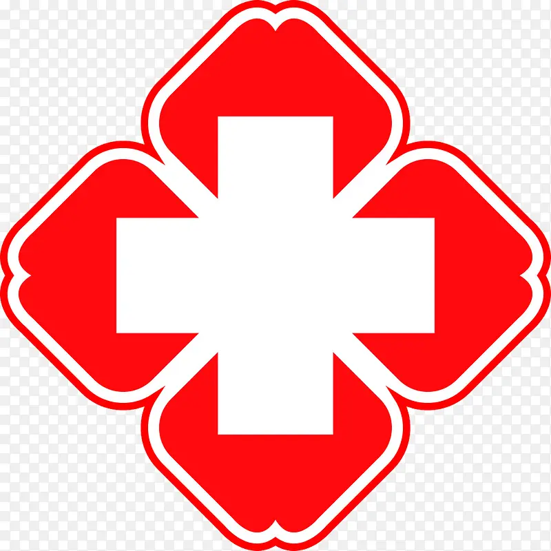 红色红十字会医院标志