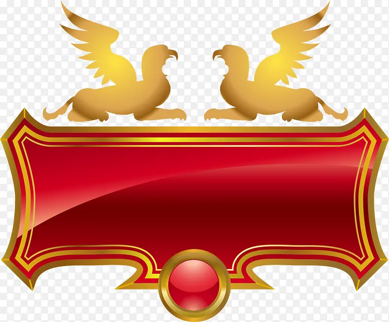 红色狮鹫徽章