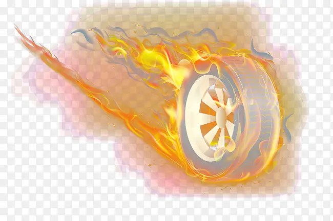 火焰轮胎