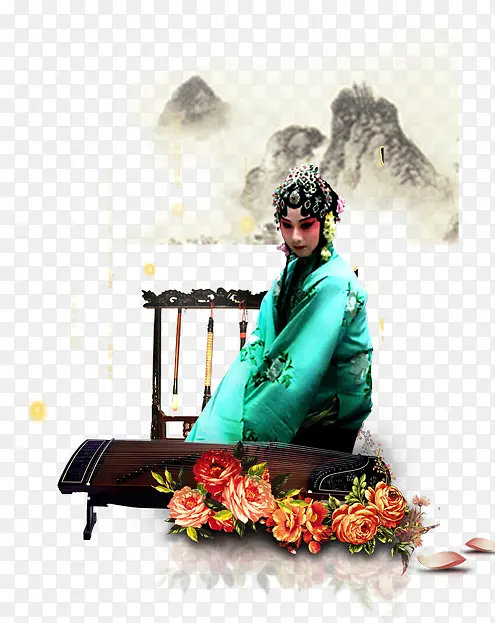 传统文化元素唱戏
