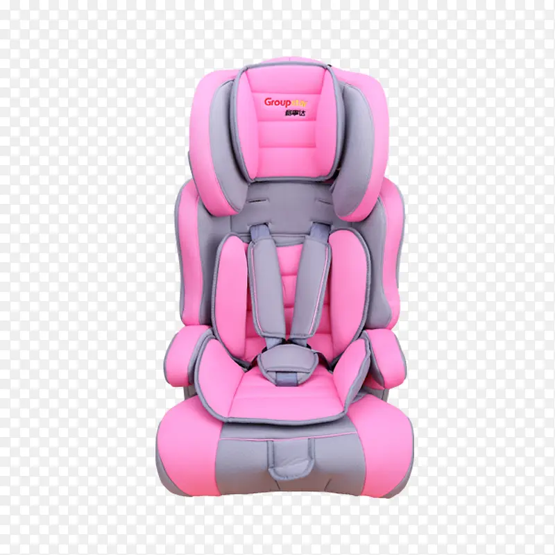 粉红色车载婴儿椅