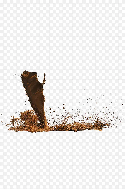 飞溅的土泥巴棕色logo