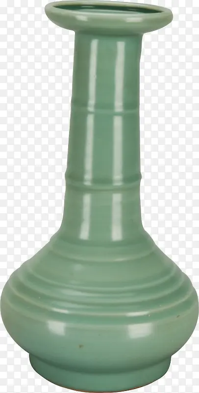 古代绿色陶瓷花瓶