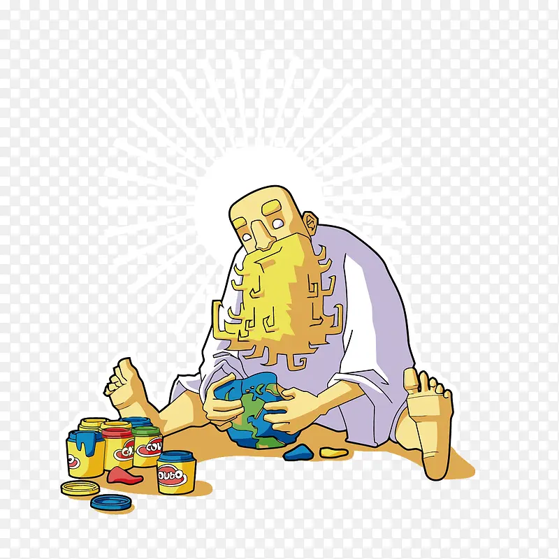 矢量上帝创世PNG图片素材下载_图片编号ymzgadjq-免抠素材网