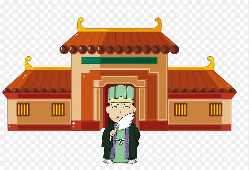 手绘卡通宫殿门口PNG图片素材下载_图片编号yxprjkgy-免抠素材网