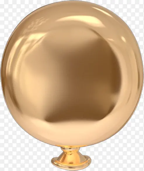 创意金色气球简图