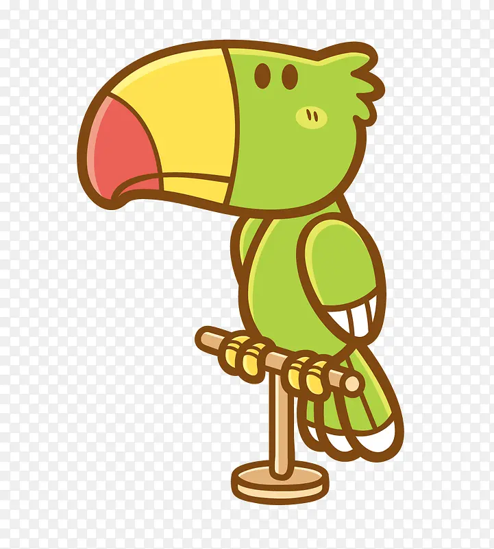 卡通可爱的矢量八哥